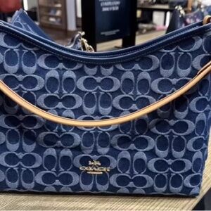 Coach Laurel Shoulder Bag In Signature Denim